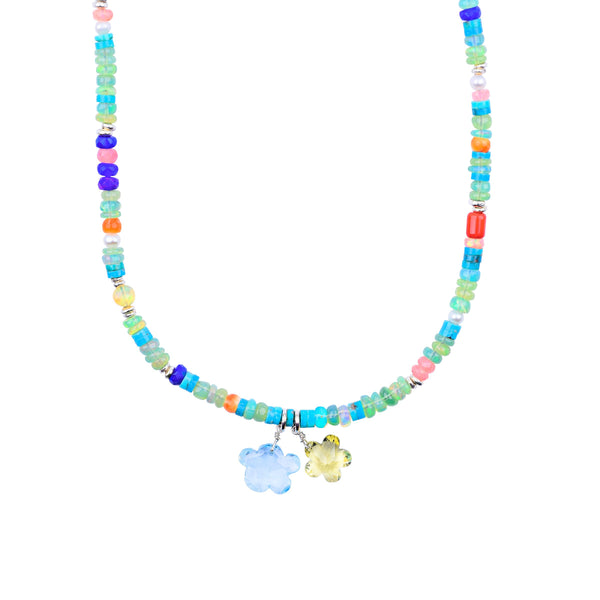 Peyote Bird Happy Sky Necklace