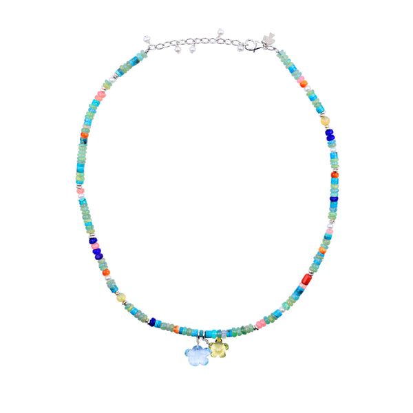 peyote bird Happy Sky Necklace