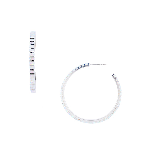 Peyote Bird Harmony Hoop Earrings