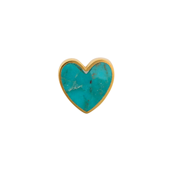 Peyote Bird Heart Pin