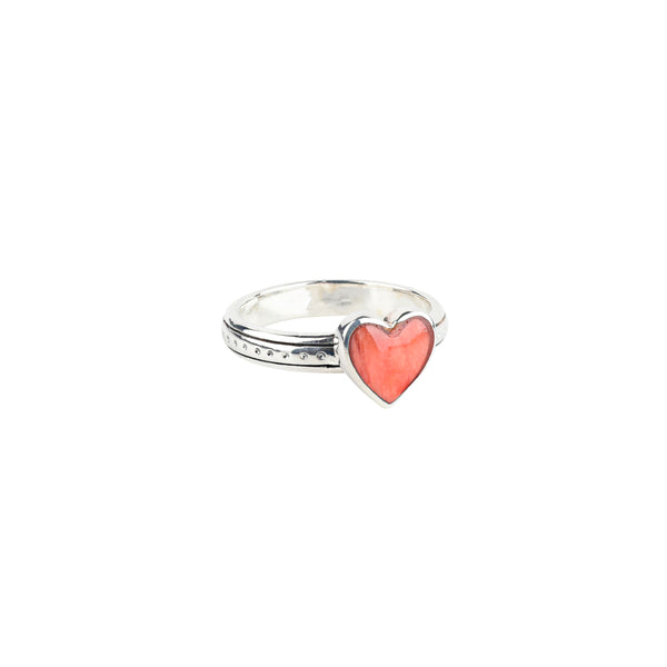 Peyote Bird Heart Ring
