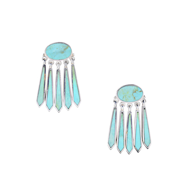 Peyote Bird Iris Earrings