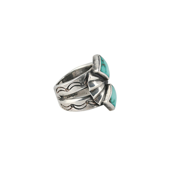 Peyote Bird Jesse Robbins Double Diamond Ring