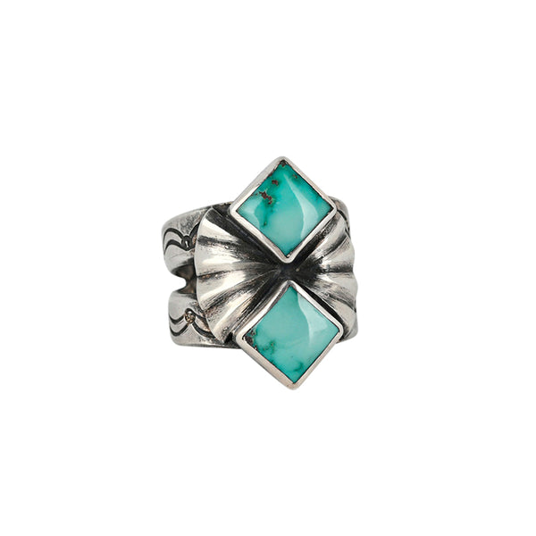 peyote bird Jesse Robbins Double Diamond Ring