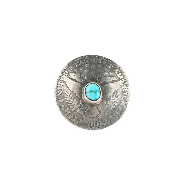 peyote bird Jesse Robbins Half Dollar Ring