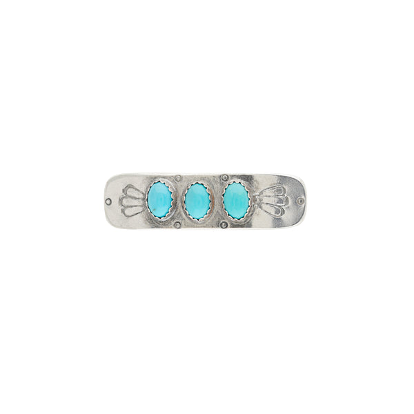 peyote bird Joe Eby Aqua Barrette