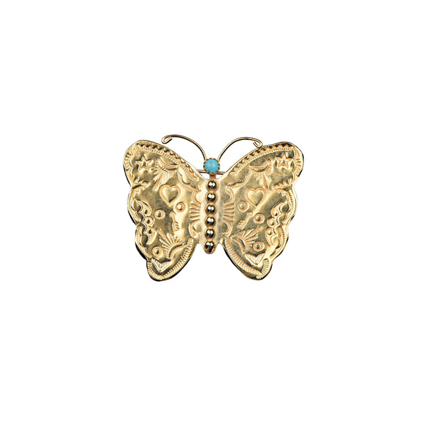 Peyote Bird Joe Eby Butterfly Pin