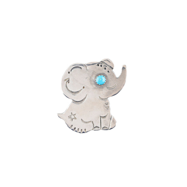 peyote bird Joe Eby Happy Elephant Pin