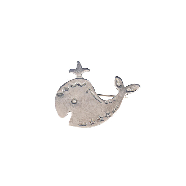 peyote bird Joe Eby Happy Whale Pin
