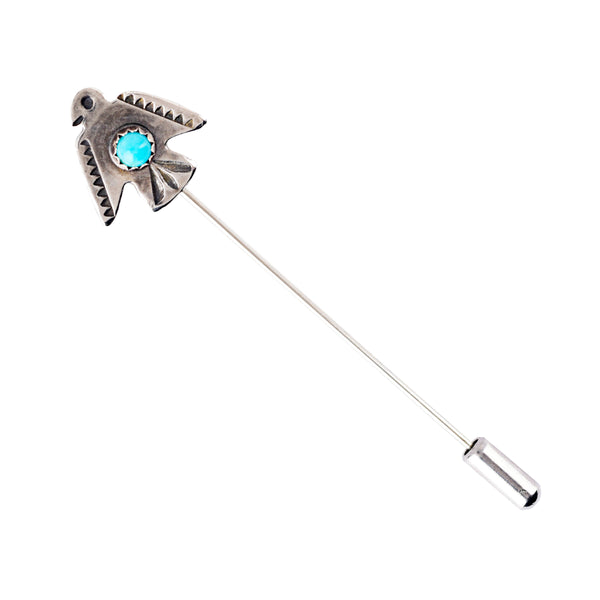 peyote bird Joe Eby Little Hawk Stick Pin