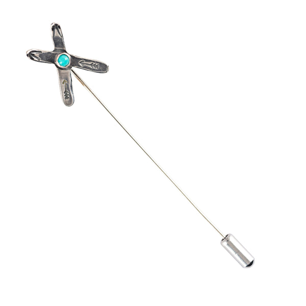 Peyote Bird Joe Eby Little Skis Stick Pin