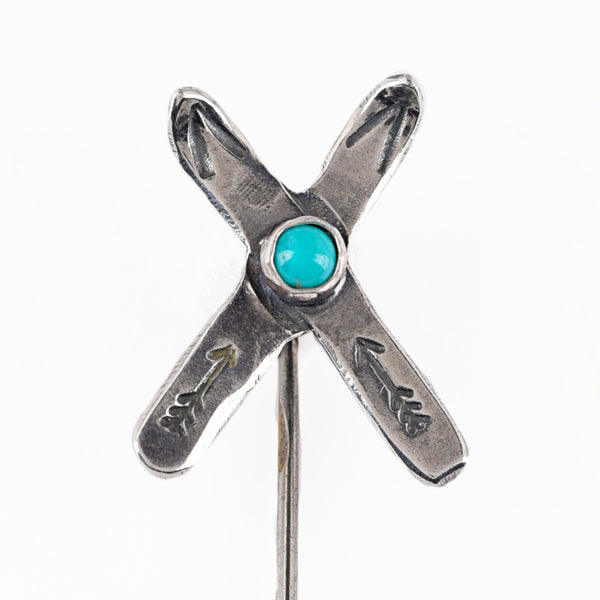 peyote bird Joe Eby Little Skis Stick Pin
