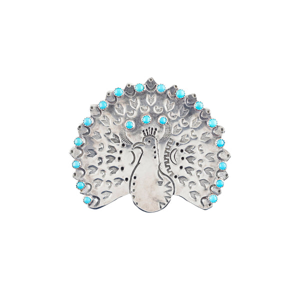 peyote bird Joe Eby Peacock Pin