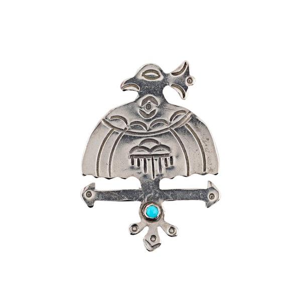 Peyote Bird Joe Eby Rain Cloud Pin