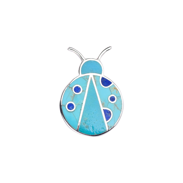 peyote bird Ladybug Pin