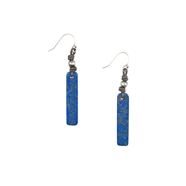 peyote bird Lapis Spires Earrings