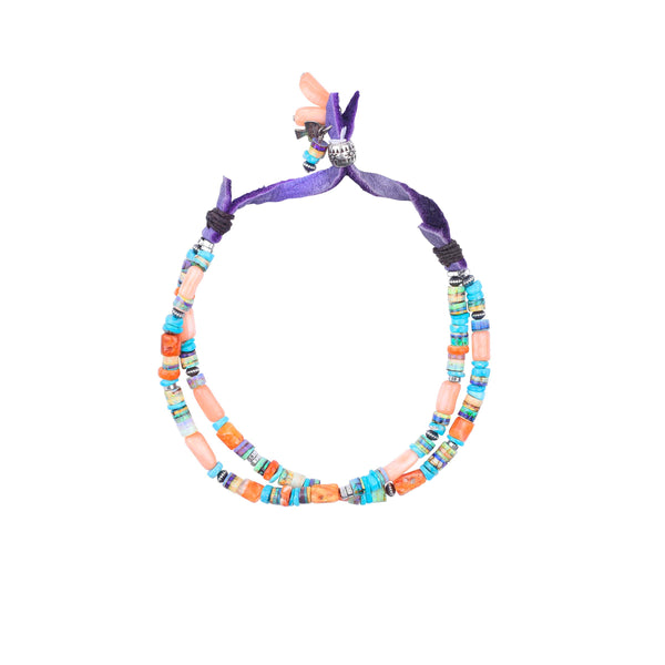 peyote bird Lavender Bracelet