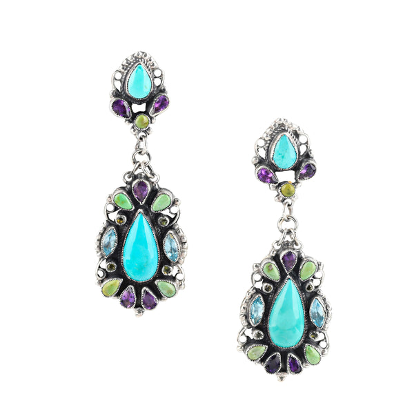 peyote bird Leo Feeney Dewdrop Earrings