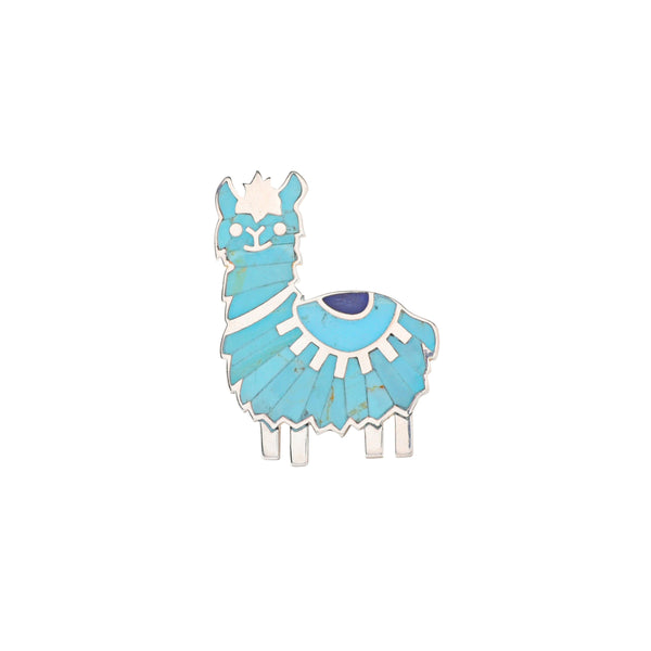 Peyote Bird Llama Pin