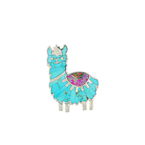 peyote bird Llama Pin