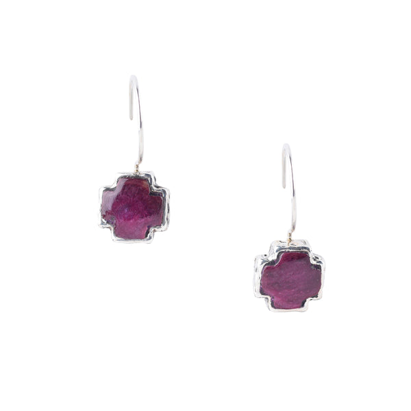 Peyote Bird Lucky Cross Earrings