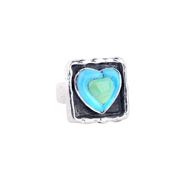 Peyote Bird Lucky Heart Ring