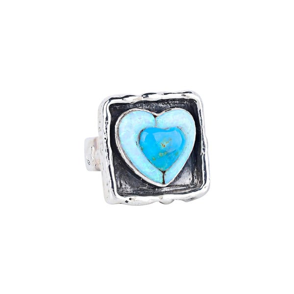 Peyote Bird Lucky Heart Ring