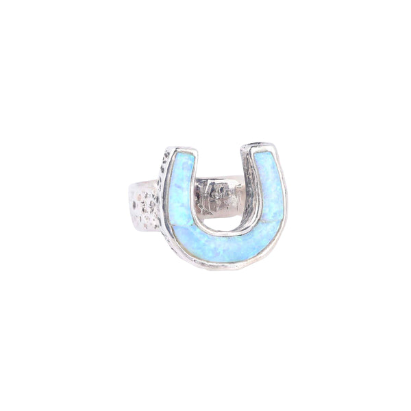 Peyote Bird Lucky Horseshoe Ring