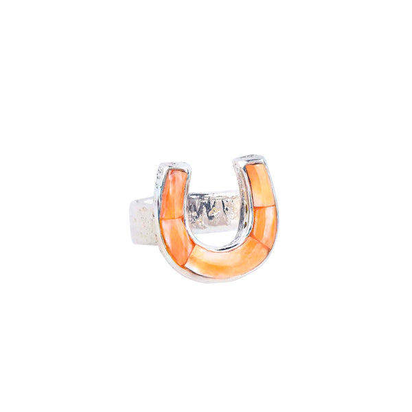 Peyote Bird Lucky Horseshoe Ring