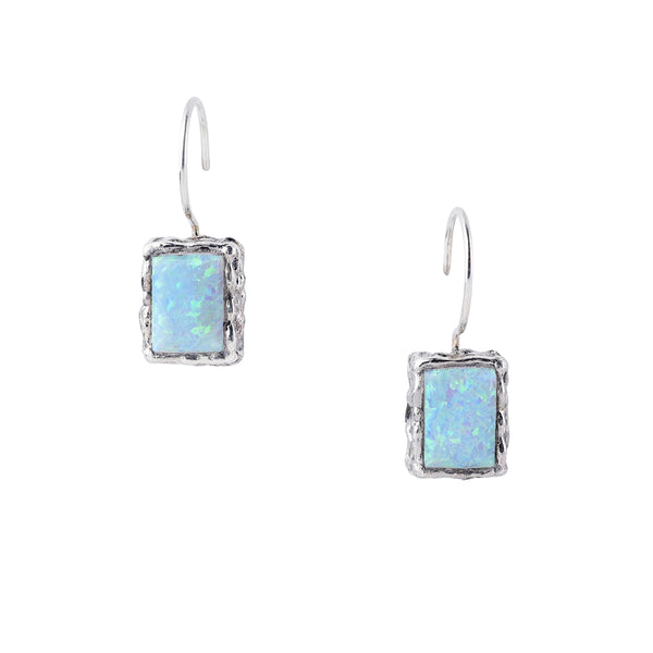 Peyote Bird Lucky Square Earrings