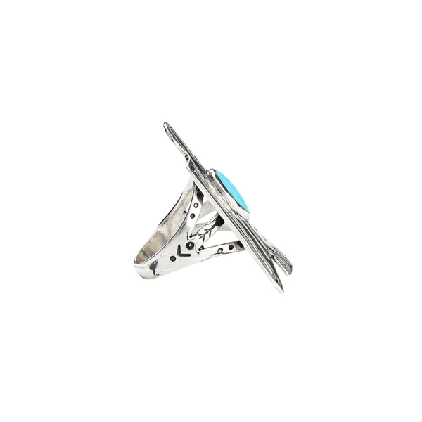 Peyote Bird Mighty Eagle Shield Ring