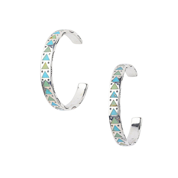 Peyote Bird Montaña Hoop Earrings