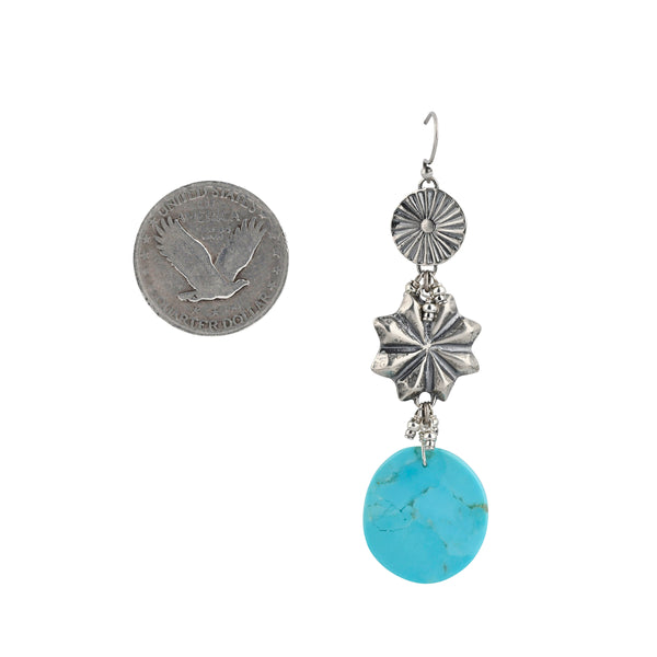 Peyote Bird Moon Trail Earrings