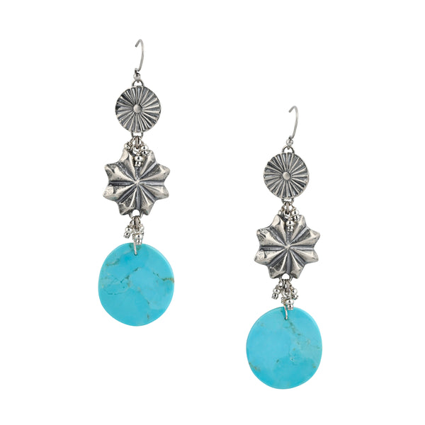 peyote bird Moon Trail Earrings