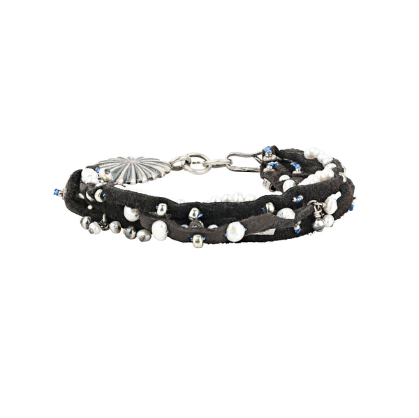 Peyote Bird Morning Star Concho Bracelet