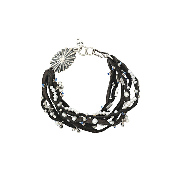 peyote bird Morning Star Concho Bracelet