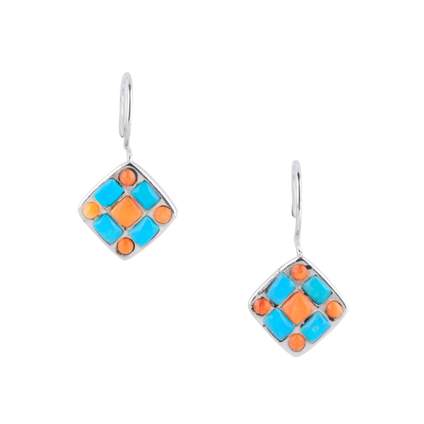 Peyote Bird Mosaic Earrings