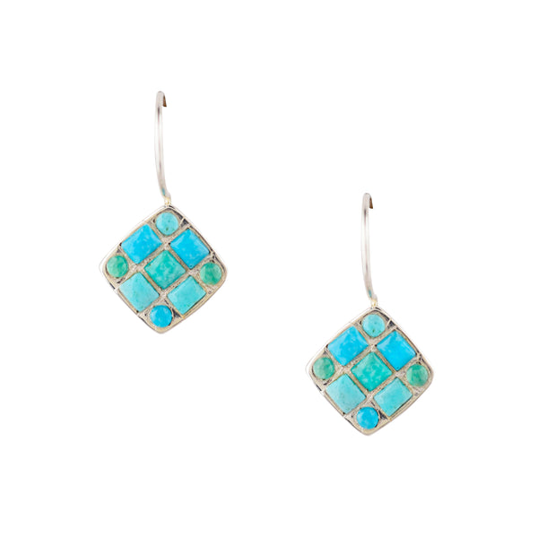 peyote bird Mosaic Earrings