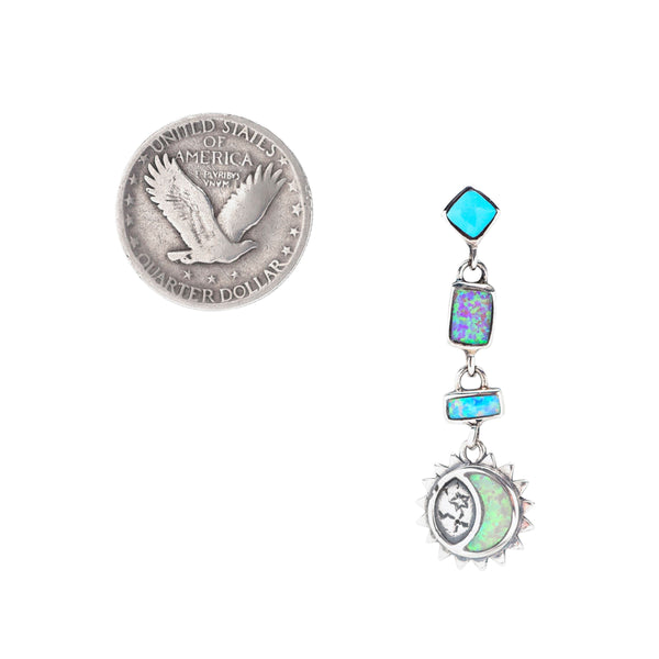 Peyote Bird Night & Day Earrings