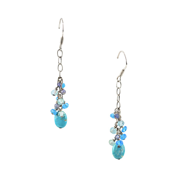peyote bird Night Sky Earrings
