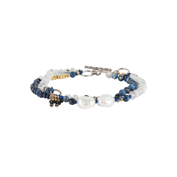 Peyote Bird Nocturne Bleu Bracelet