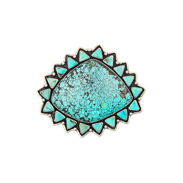 peyote bird Nomad Blue Agave Belt Buckle