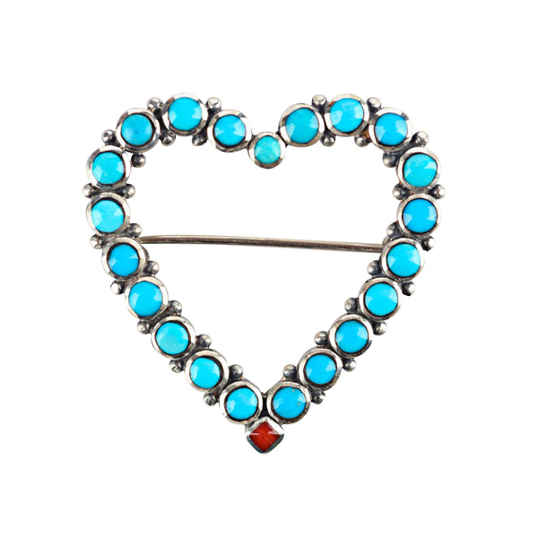 Peyote Bird Nomad Core Heart Pin