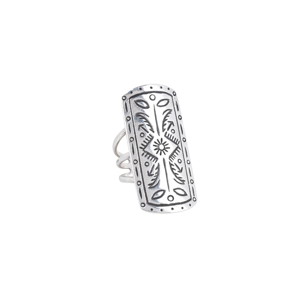 peyote bird Nomad Eden Shield Ring