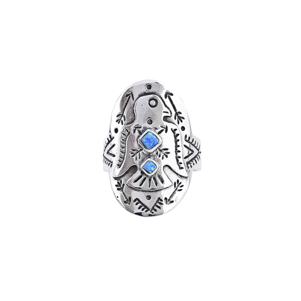 Peyote Bird Nomad Flight Shield Ring