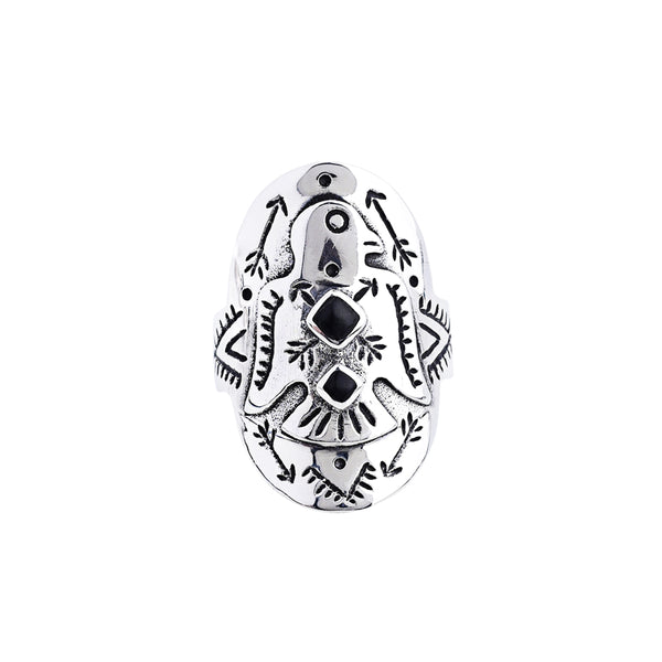 Peyote Bird Nomad Flight Shield Ring