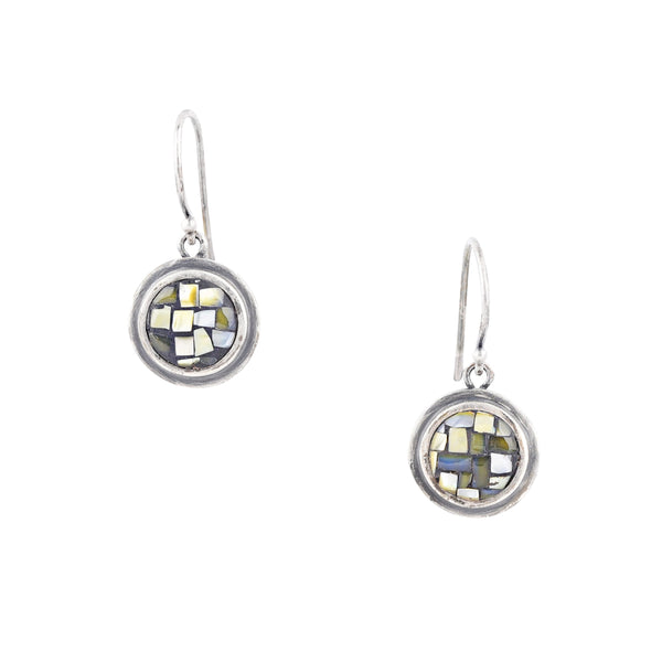 peyote bird Nomad Mosaic Abalone Earrings