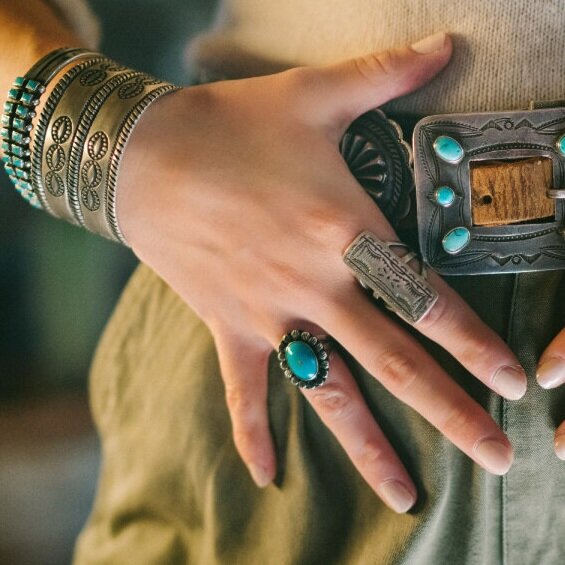 Peyote Bird Nomad Mountain Spirit Shield Ring