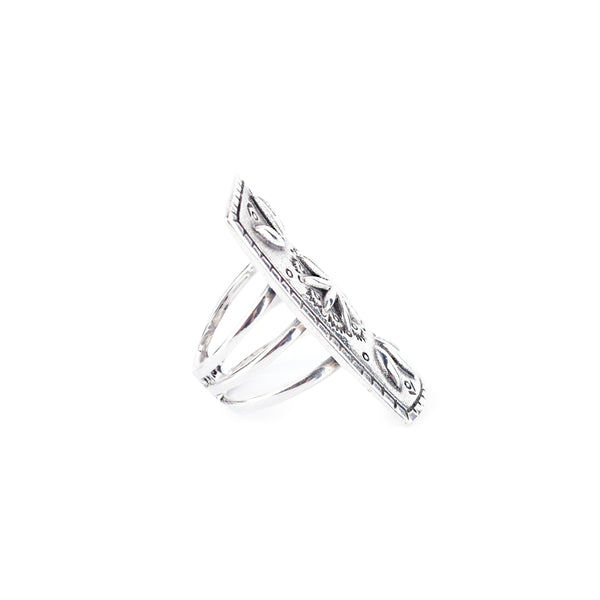 Peyote Bird Nomad Repose Shield Ring