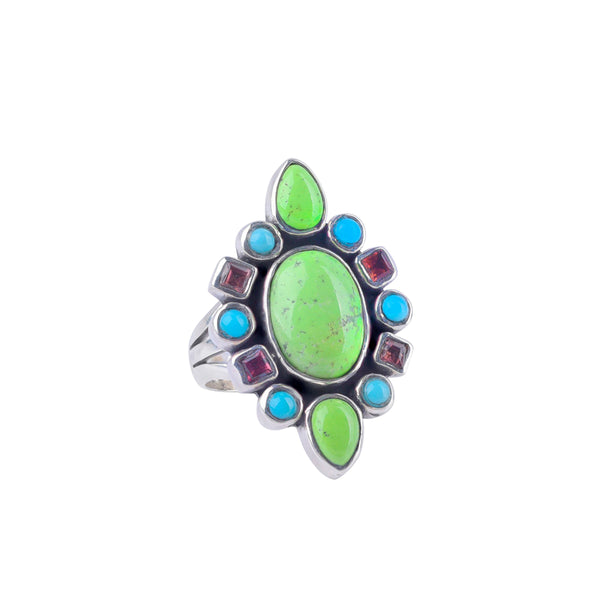 peyote bird Nomad Spring Fractal Ring